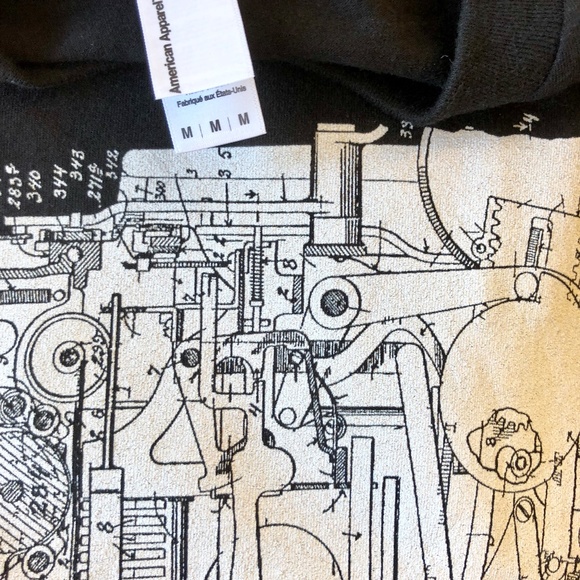 American Apparel - Machine Blueprint - Black by VK - Picture 3 of 3